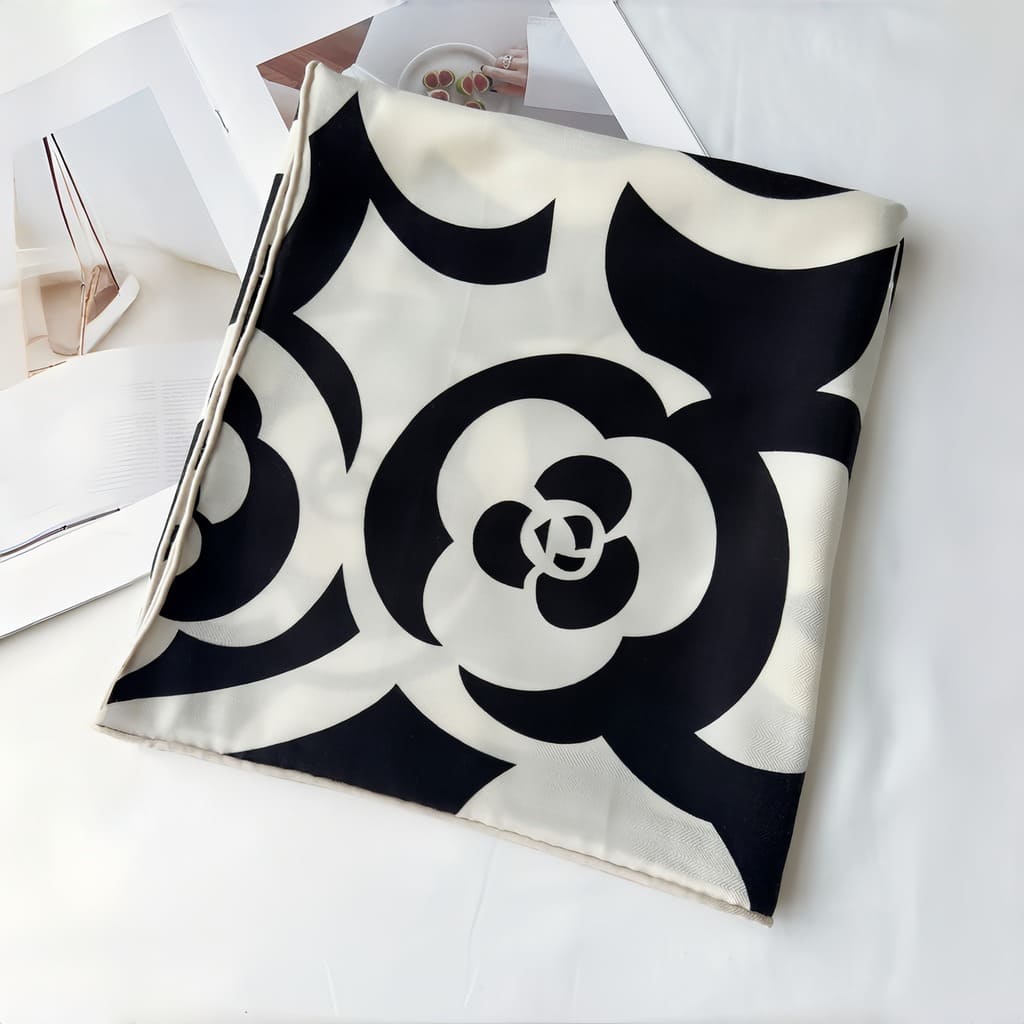 MaraSilk Pure Mulberry Silk-Wool Scarf - Oblong MS826