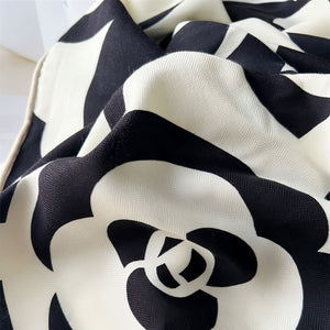 MaraSilk Pure Mulberry Silk-Wool Scarf - Oblong MS826