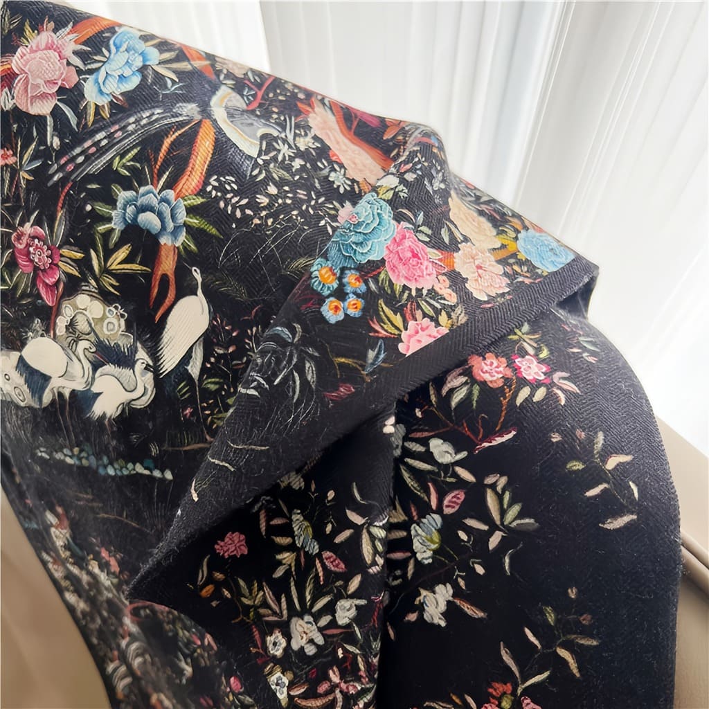 MaraSilk Pure Mulberry Silk-Wool Scarf - Ribbon MS814