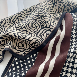 MaraSilk Pure Mulberry Silk-Wool Scarf - Ribbon MS814