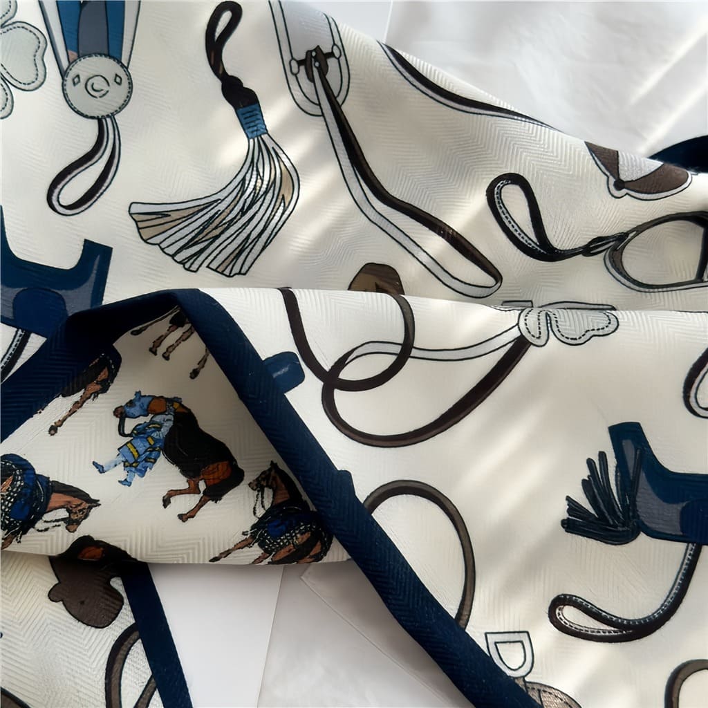 MaraSilk Pure Mulberry Silk-Wool Scarf - Ribbon MS814