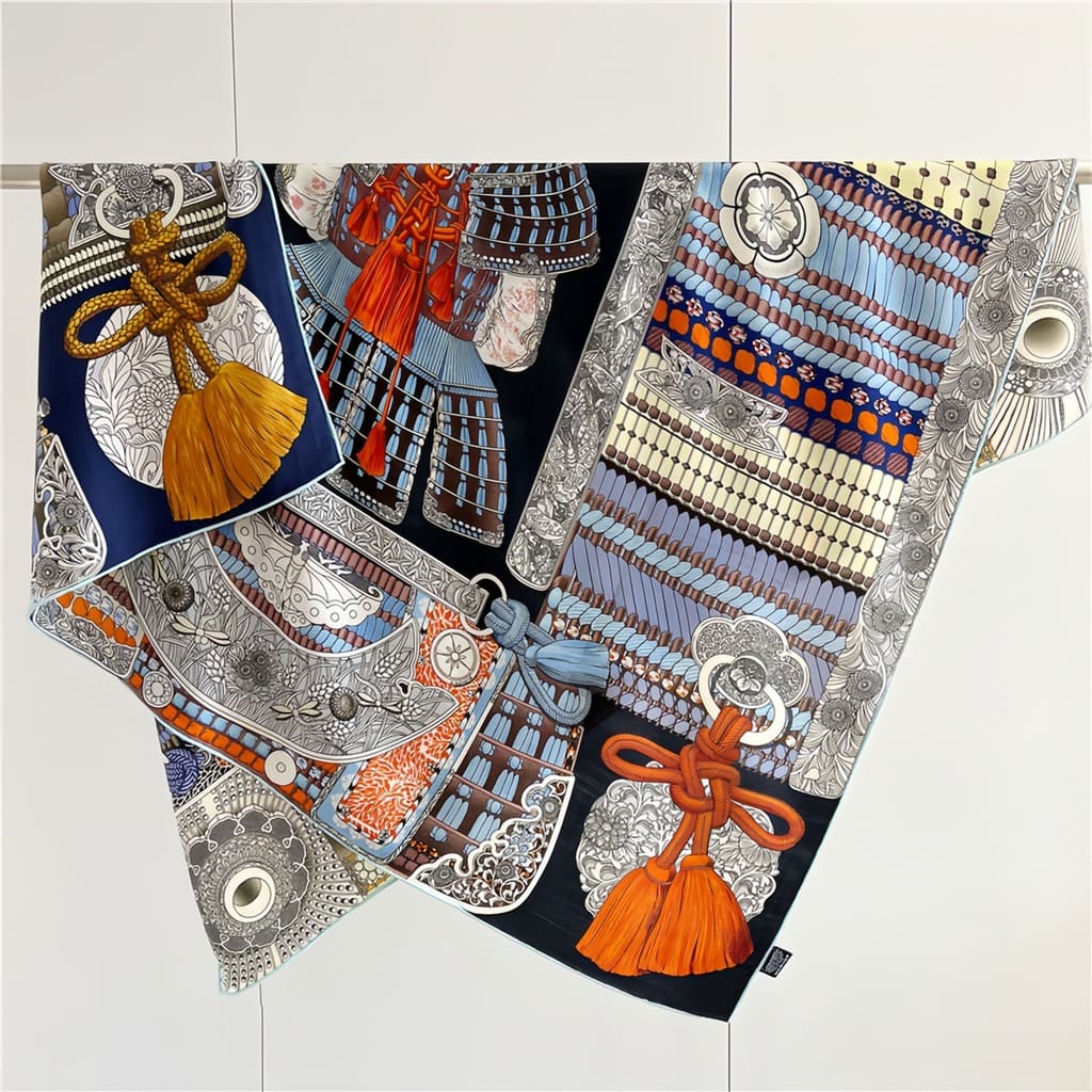 MaraSilk Pure Mulberry Silk-Wool Scarf - Square MS825