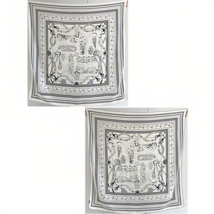 MaraSilk Pure Mulberry Silk-Wool Scarf - Square MS825