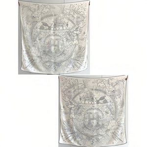 MaraSilk Pure Mulberry Silk-Wool Scarf - Square MS825