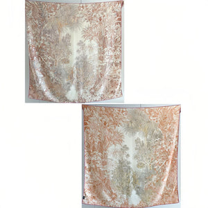 MaraSilk Pure Mulberry Silk-Wool Scarf - Square MS825