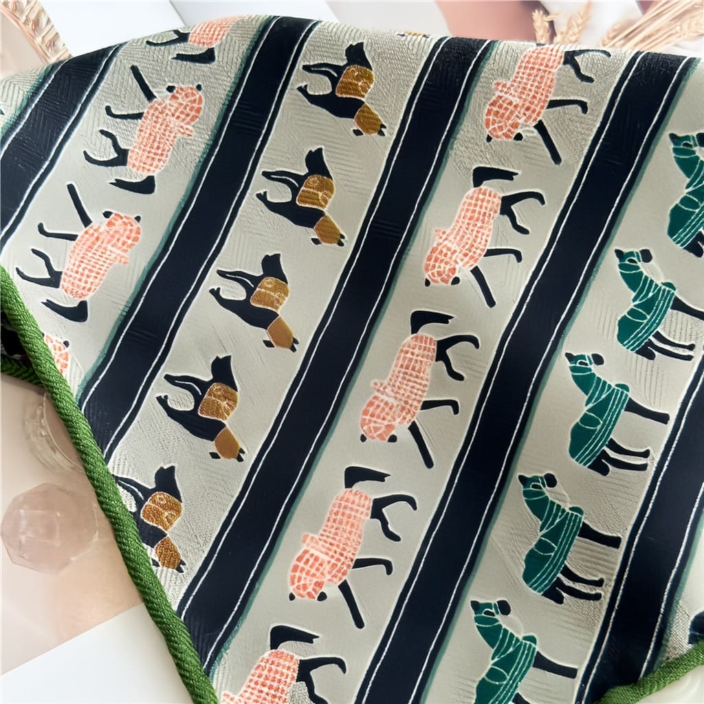 MaraSilk Pure Mulberry Silk-Wool Scarf - Square MS828