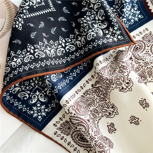 MaraSilk Pure Mulberry Silk-Wool Scarf - Square MS828