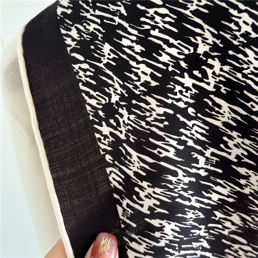 MaraSilk Pure Mulberry Silk-Wool Scarf - Square MS828