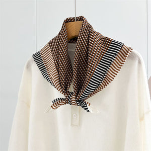 MaraSilk Pure Mulberry Silk-Wool Scarf - Square MS851