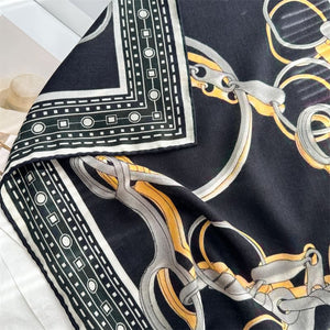 MaraSilk Pure Mulberry Silk-Wool Scarf - Square MS897