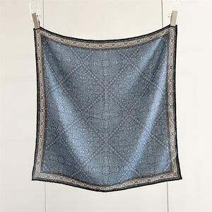 MaraSilk Pure Mulberry Silk-Wool Scarf - Square MS897 25" x 25" MS89705