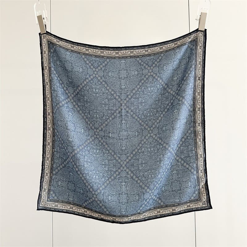 MaraSilk Pure Mulberry Silk-Wool Scarf - Square MS897 25" x 25" MS89705