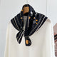MaraSilk Pure Mulberry Silk-Wool Scarf - Square MS897