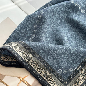 MaraSilk Pure Mulberry Silk-Wool Scarf - Square MS897