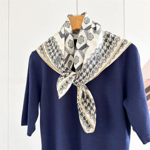 MaraSilk Pure Mulberry Silk-Wool Scarf - Square MS898 25" x 25" MS89801