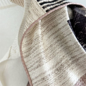 MaraSilk Pure Mulberry Silk-Wool Scarf - Square MS899