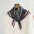 MaraSilk Pure Mulberry Silk-Wool Scarf - Square MS901 25" x 25" MS90101