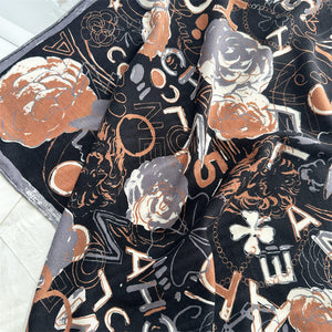 MaraSilk Pure Mulberry Silk-Wool Scarf - Square MS902
