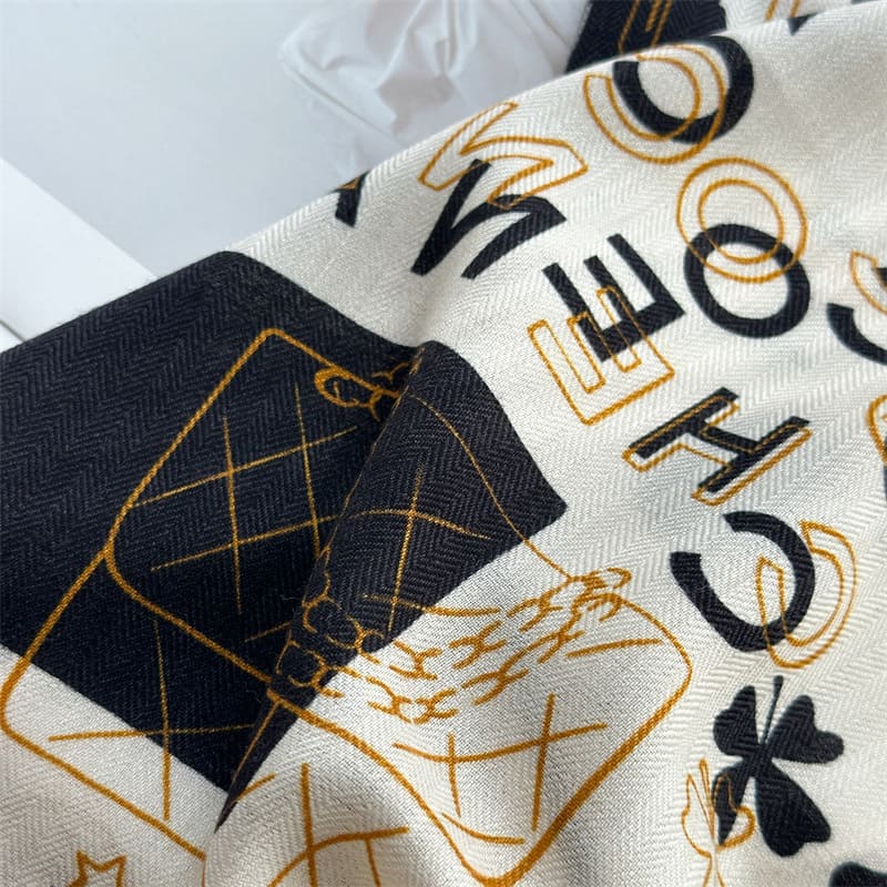 MaraSilk Pure Mulberry Silk-Wool Scarf - Square MS903