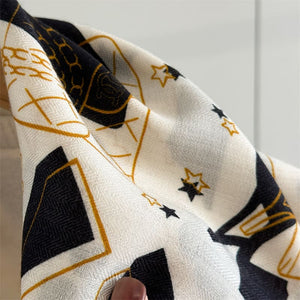 MaraSilk Pure Mulberry Silk-Wool Scarf - Square MS903