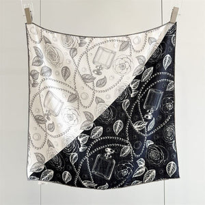 MaraSilk Pure Mulberry Silk-Wool Scarf - Square MS904 25" x 25" MS90401
