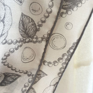 MaraSilk Pure Mulberry Silk-Wool Scarf - Square MS904