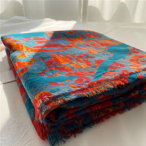 MaraSilk Pure Wool Scarf - Oblong MS818