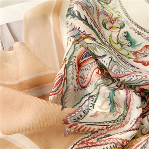 MaraSilk Pure Wool Scarf - Oblong MS819