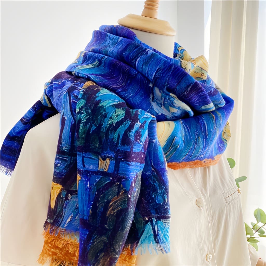 MaraSilk Pure Wool Scarf - Oblong MS820