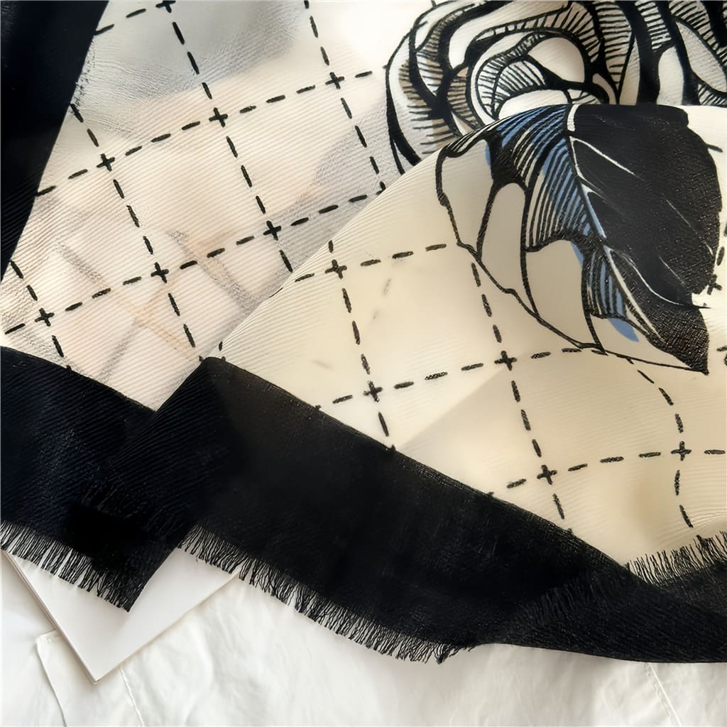 MaraSilk Pure Wool Scarf - Oblong MS821