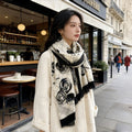MaraSilk Pure Wool Scarf - Oblong MS821