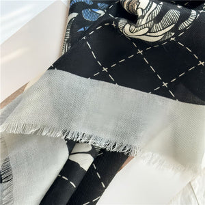MaraSilk Pure Wool Scarf - Oblong MS821