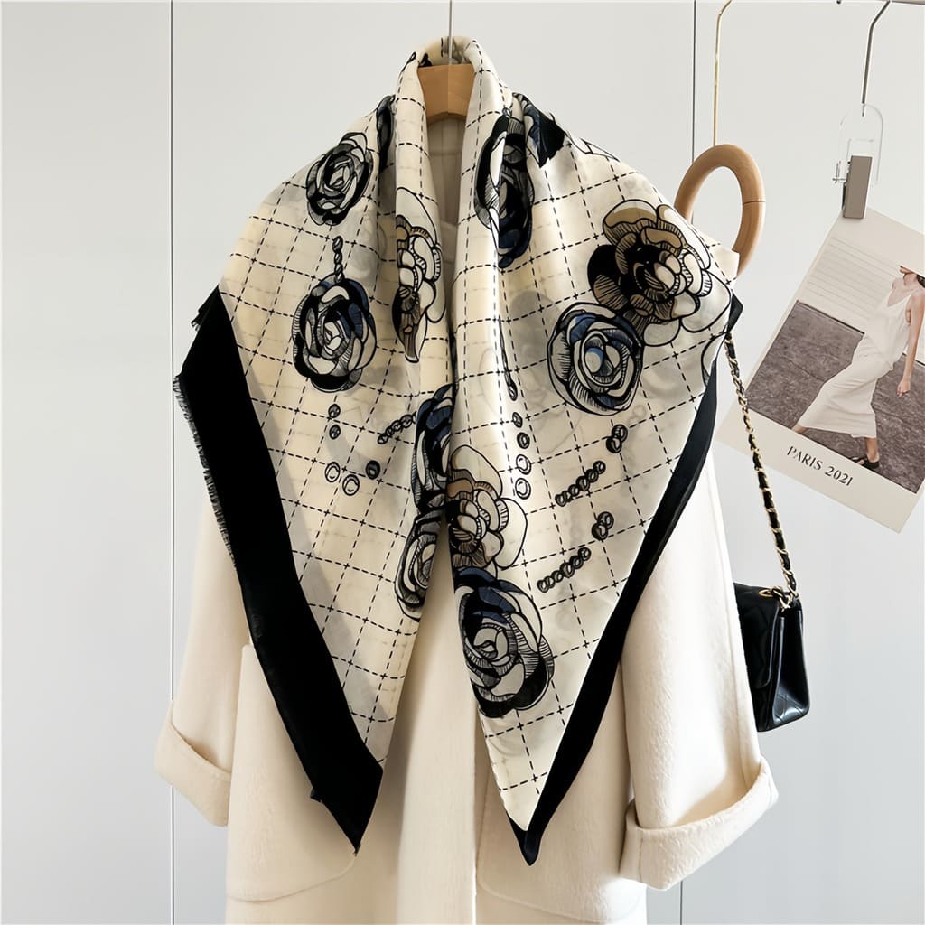 MaraSilk Pure Wool Scarf - Oblong MS821