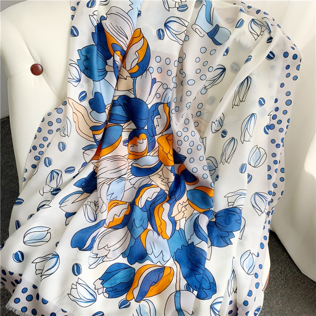 MaraSilk Pure Wool Scarf - Oblong MS824