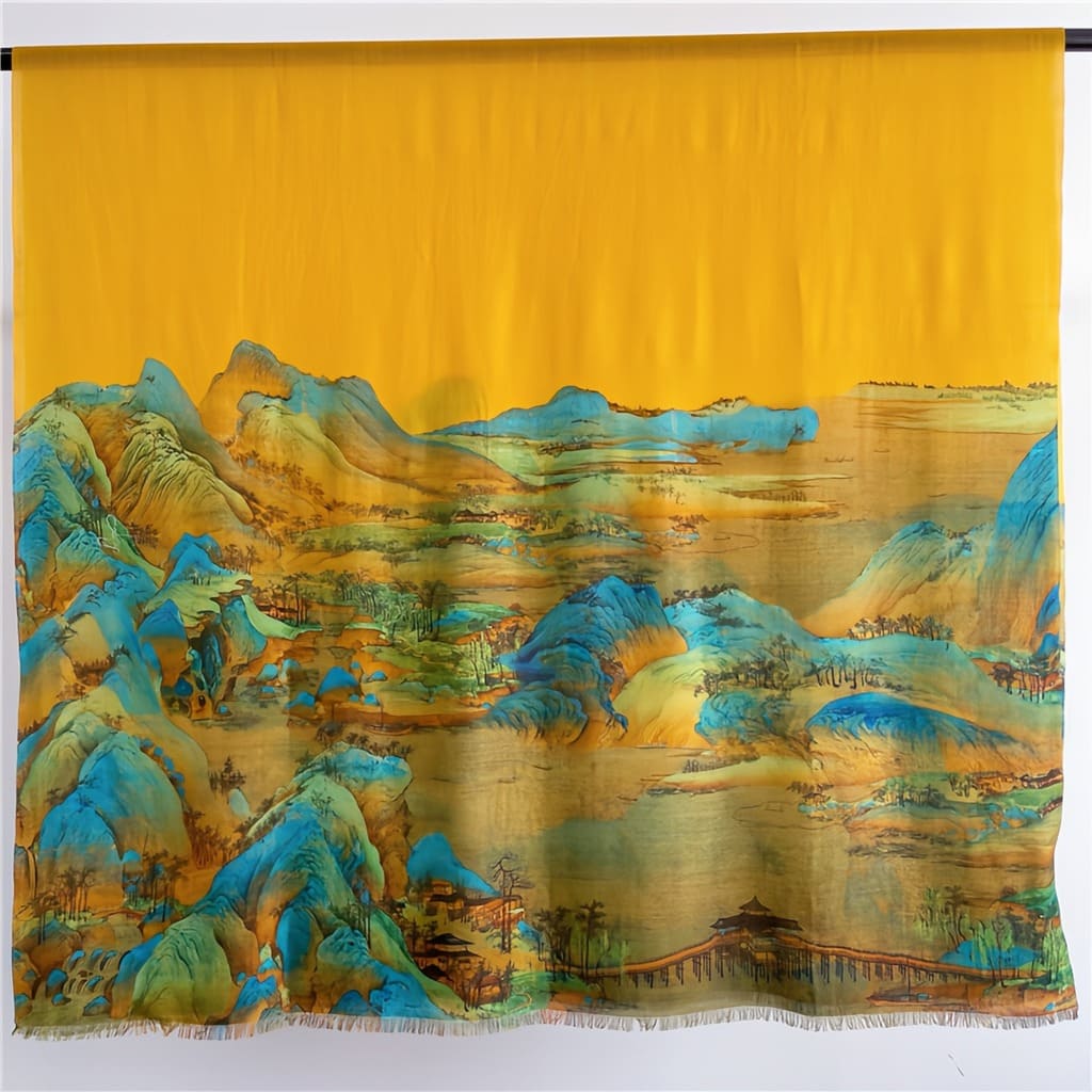 MaraSilk Pure Wool Scarf - Oblong MS834