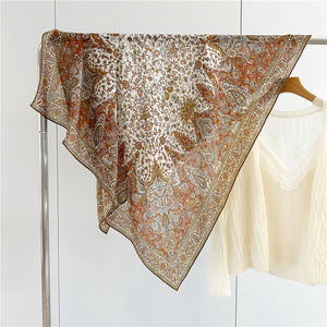 MaraSilk Pure Wool Scarf - Square MS816