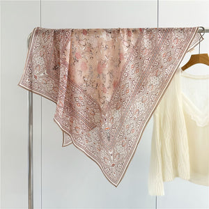 MaraSilk Pure Wool Scarf - Square MS816