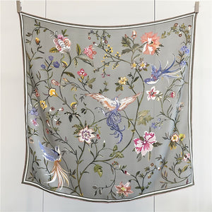 MaraSilk Pure Wool Scarf - Square MS816