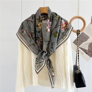 MaraSilk Pure Wool Scarf - Square MS816