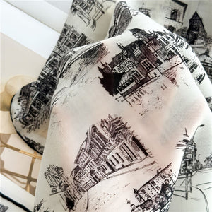 MaraSilk Pure Wool Scarf - Square MS816