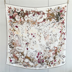 MaraSilk Pure Wool Scarf - Square MS816