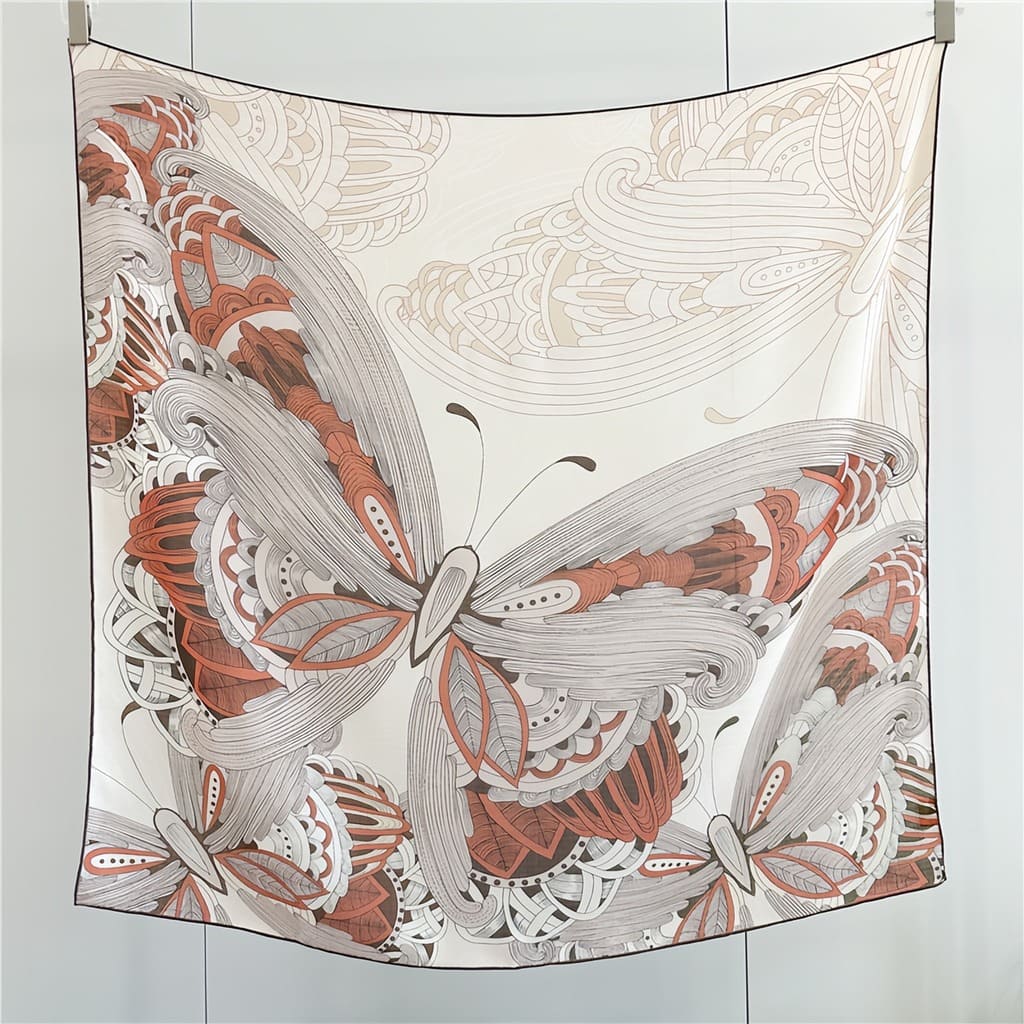 MaraSilk Pure Wool Scarf - Square MS816