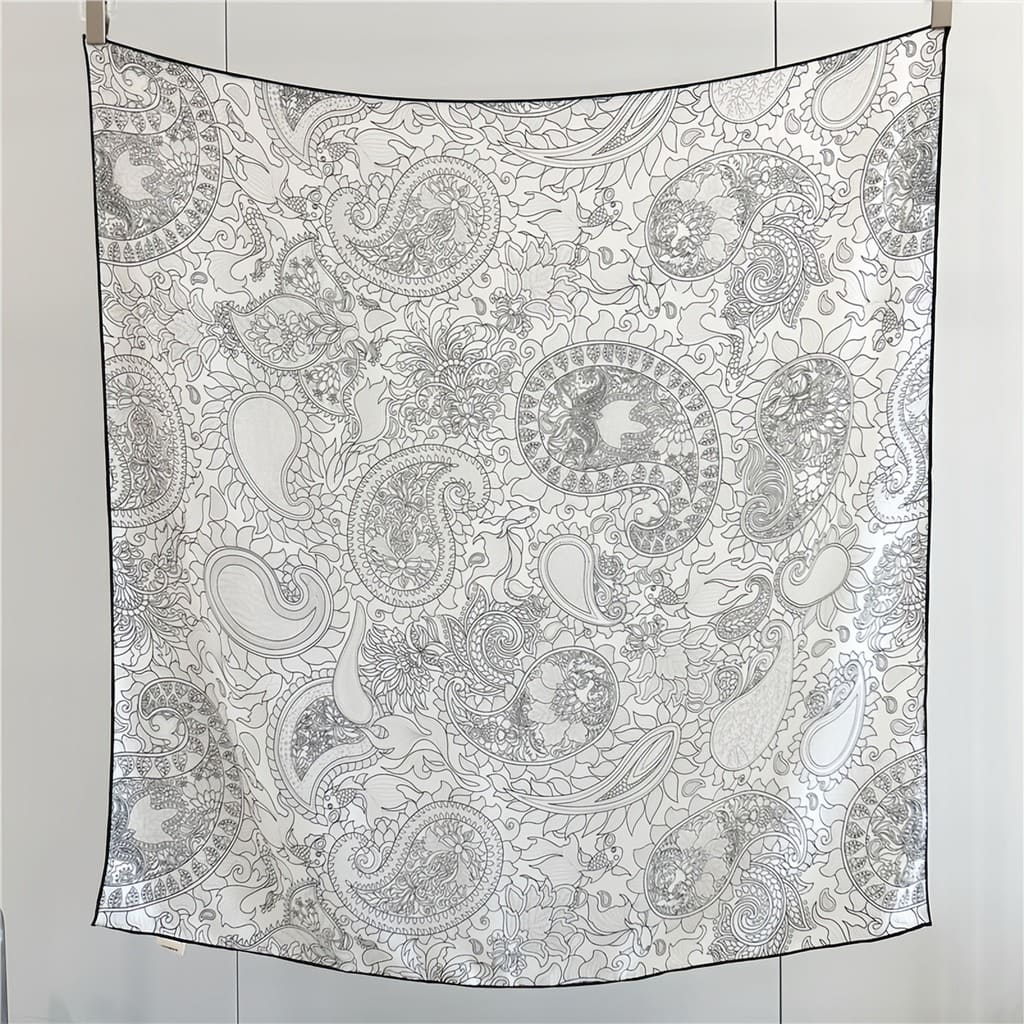 MaraSilk Pure Wool Scarf - Square MS816