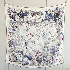 MaraSilk Pure Wool Scarf - Square MS816