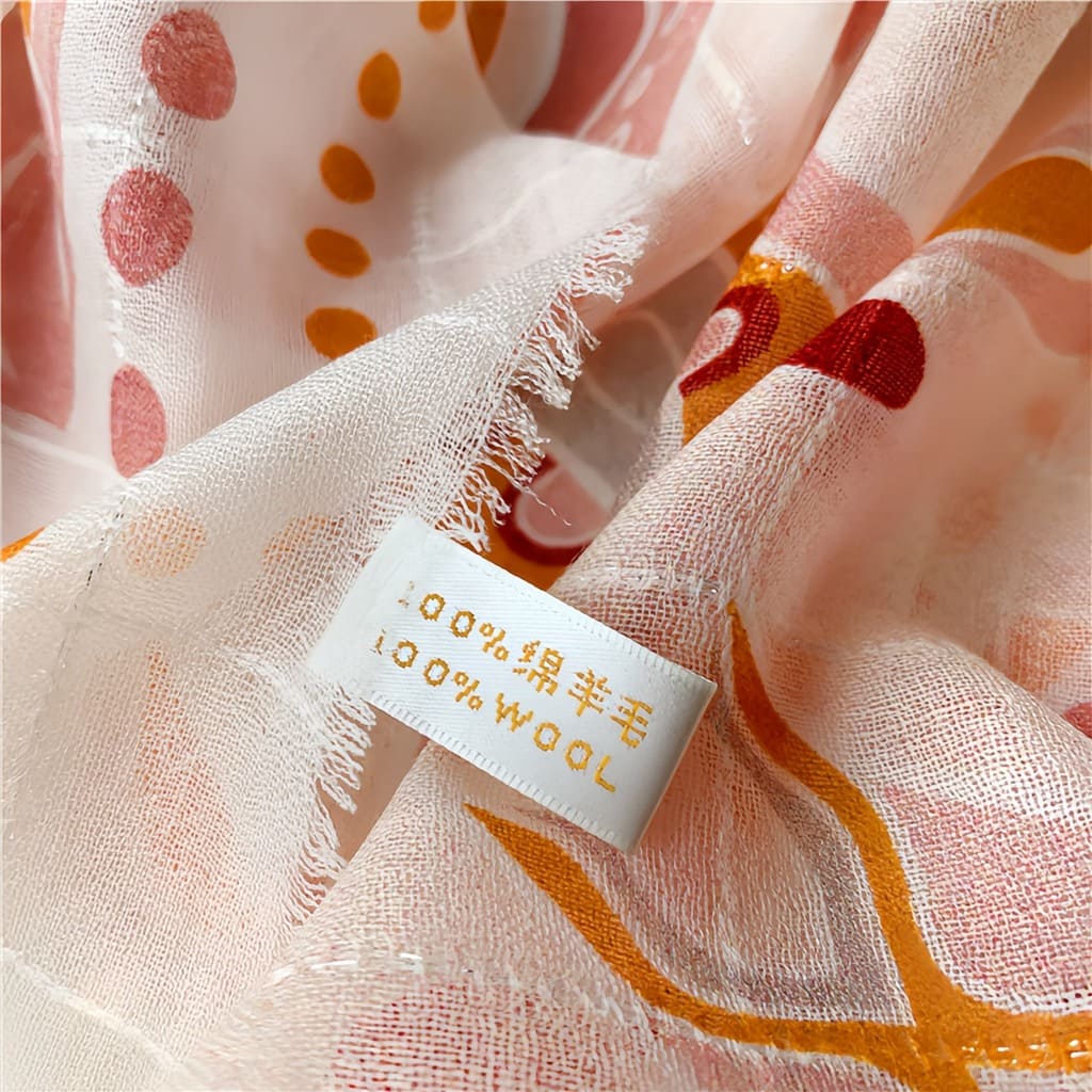 MaraSilk Pure Wool Scarf - Square MS822