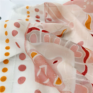 MaraSilk Pure Wool Scarf - Square MS822