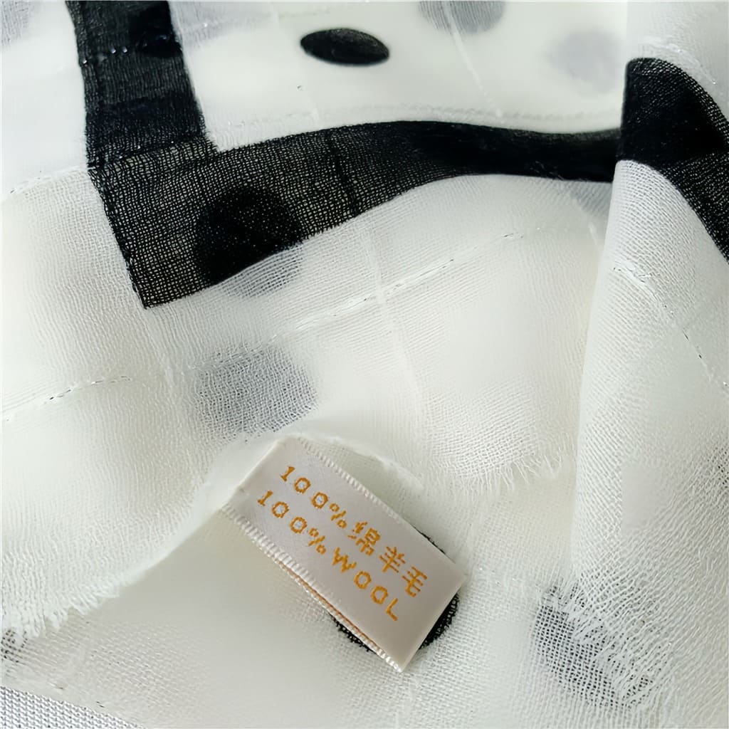 MaraSilk Pure Wool Scarf - Square MS823