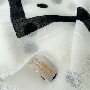 MaraSilk Pure Wool Scarf - Square MS823