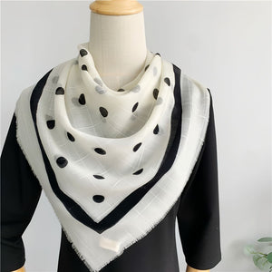 MaraSilk Pure Wool Scarf - Square MS823
