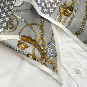 MaraSilk Pure Mulberry Silk Scarf - Ribbon Crepe Satin MS840